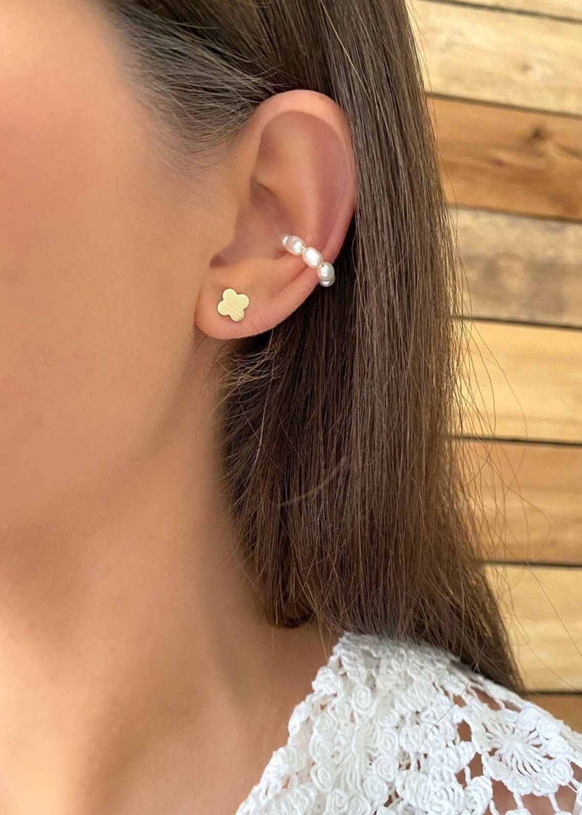 Clover Earrings (10k Solid Gold)