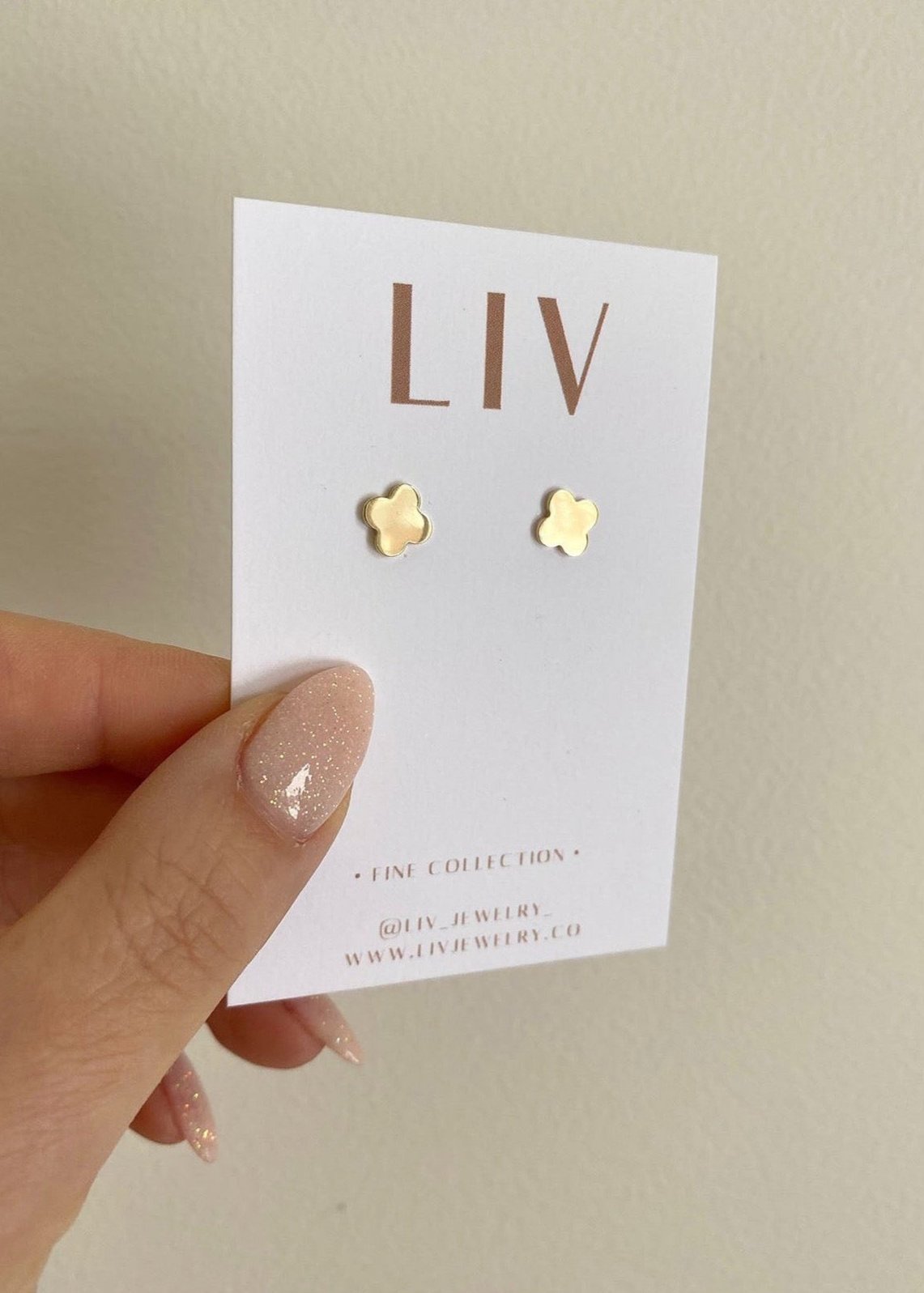 Clover Earrings (10k Solid Gold)