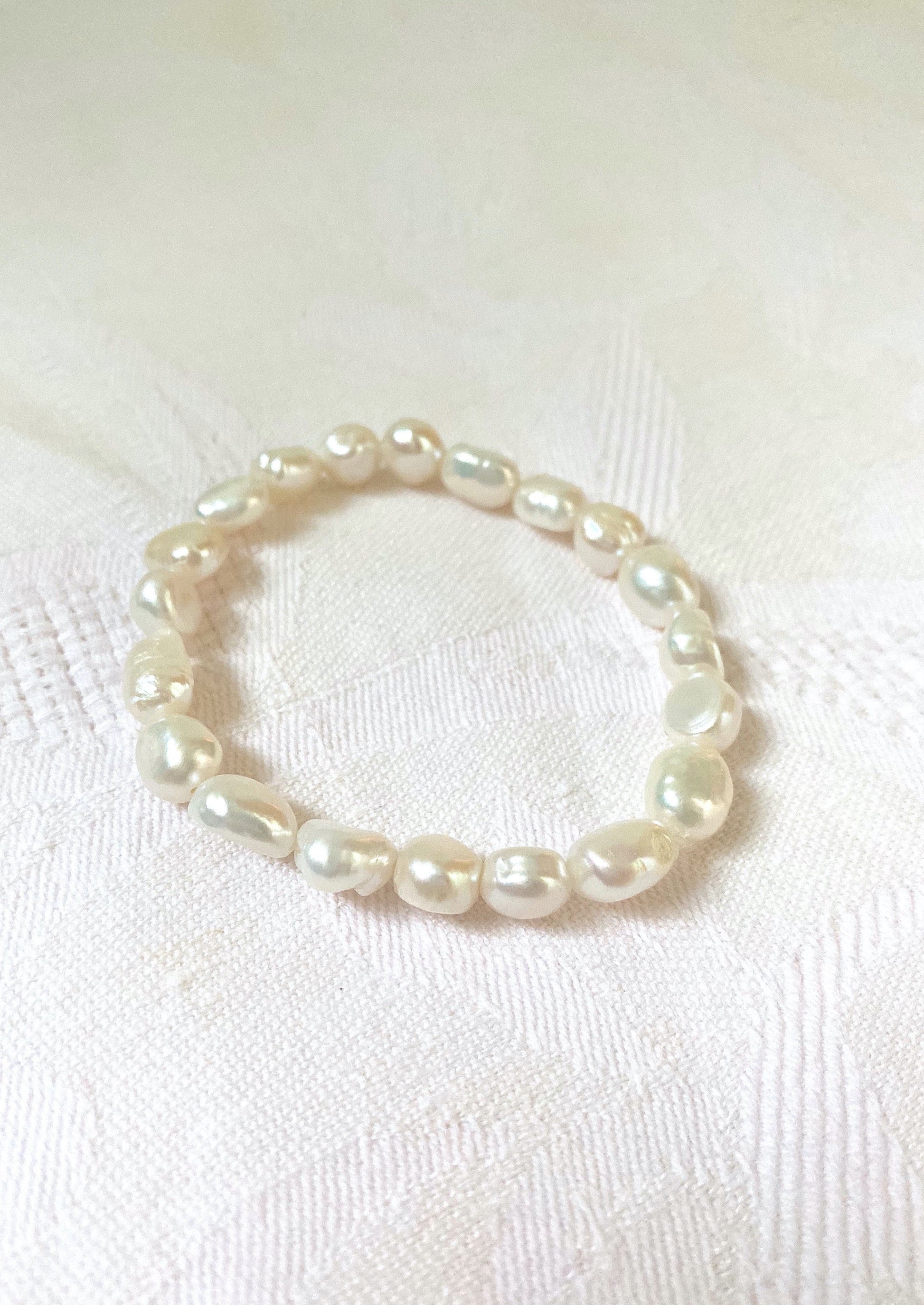 Ivy Ring - Large Pearl