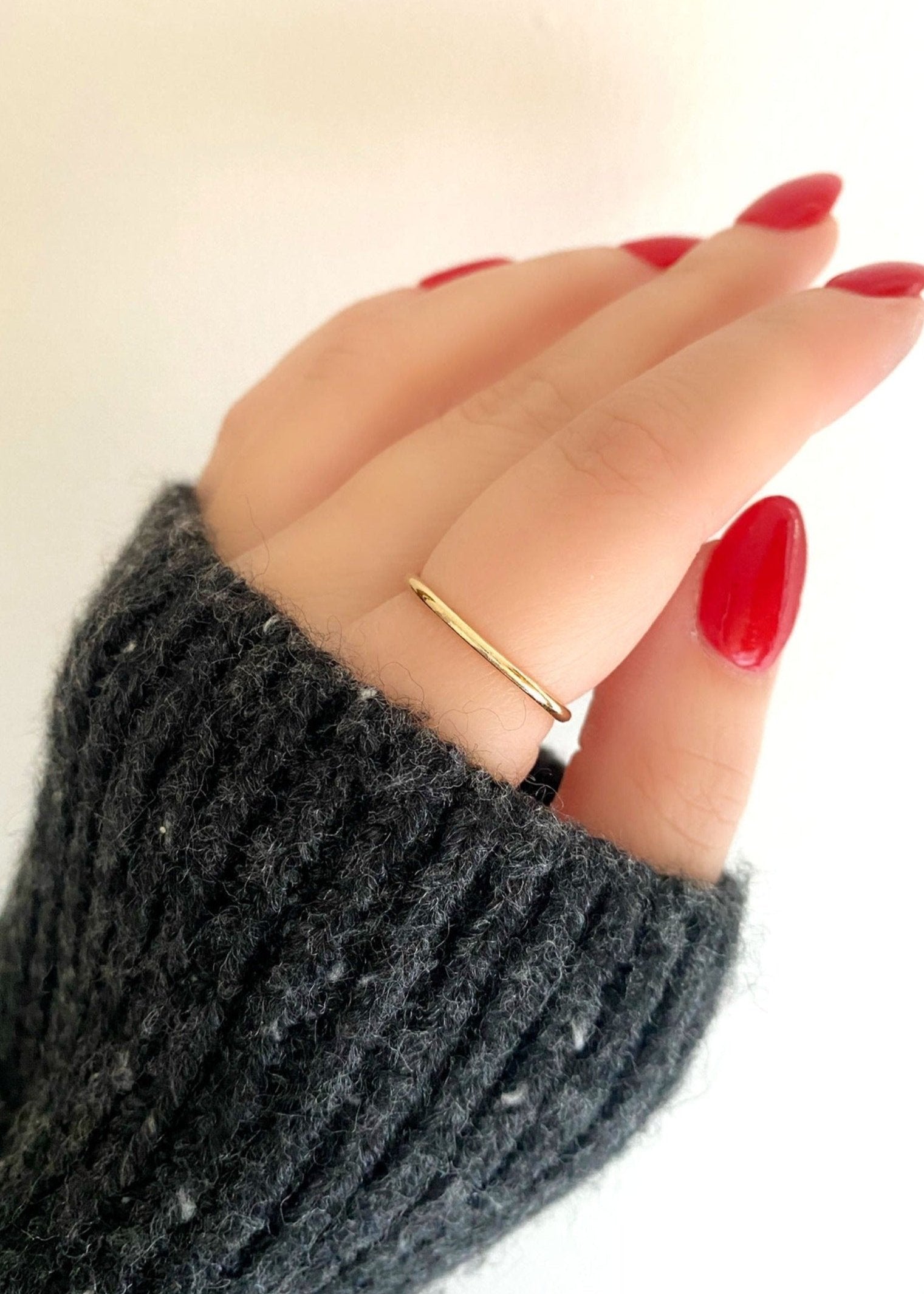 Gold stackable rings clearance